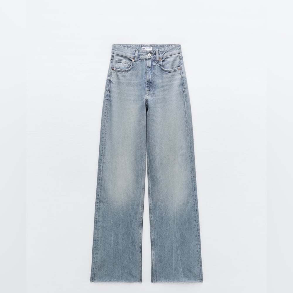 Zara HIGH WAIST - WIDE LEG - FULL LENGTH